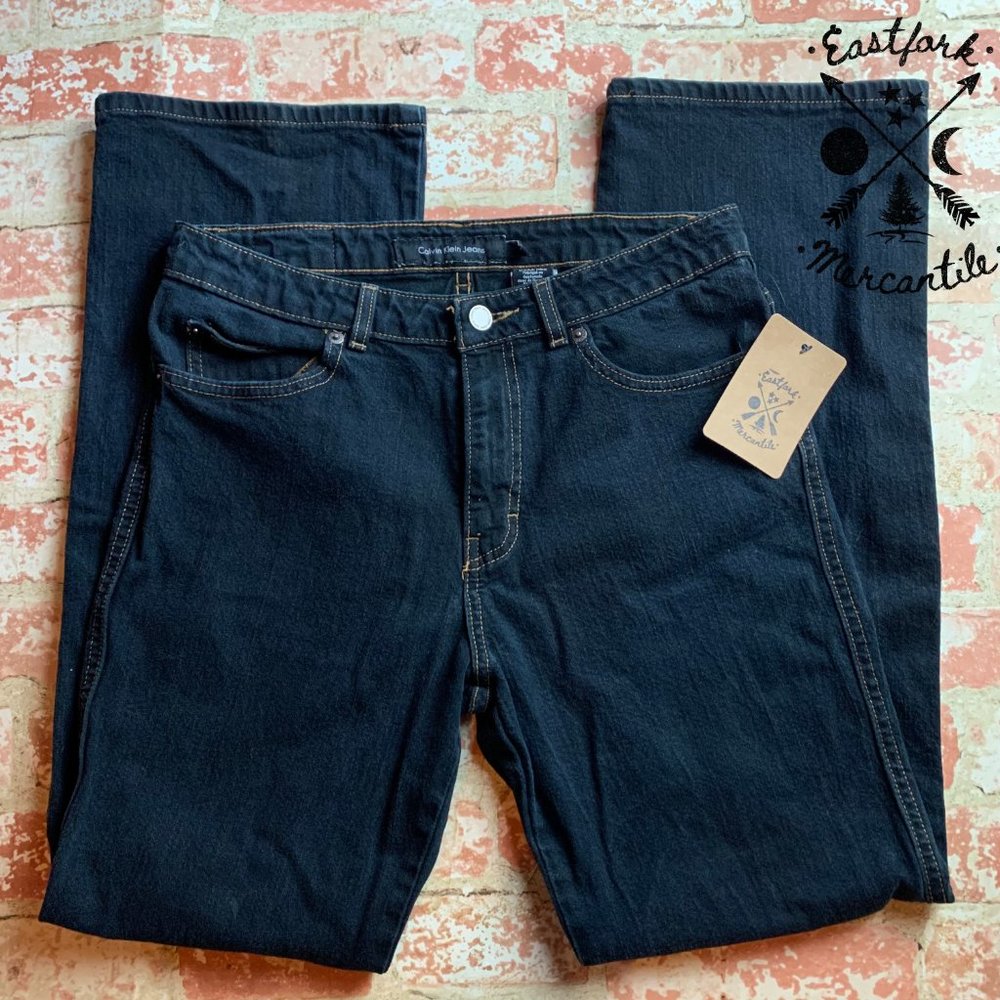CALVIN KLEIN JEANS Ladies Stretch Easy Fit Bootcut Jeans 8
